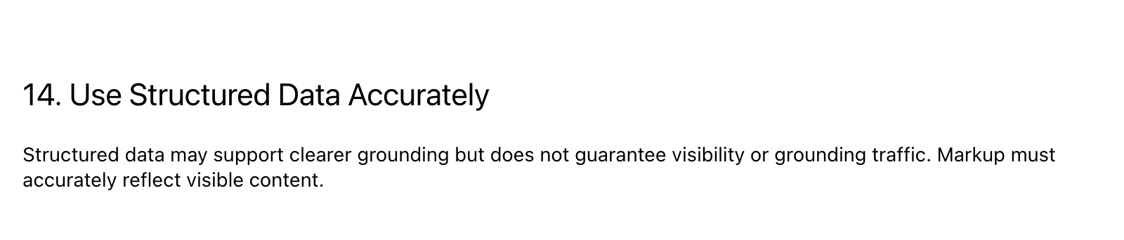 Screenshot of Microsoft Bing's page "Webmaster Guidelines", showing the passage quoted above