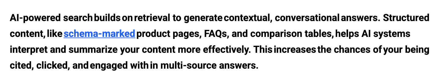 Screenshot of Microsoft Bing's page "How AI Search Is Changing the Way Conversions are Measured", showing the passage quoted above