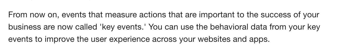 Screenshot of Google's page "What's new in Google Analytics", archived in May 2024, showing the passage quoted above
